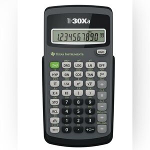 Texas Instruments TI-30Xa Calculator - Black and Gray